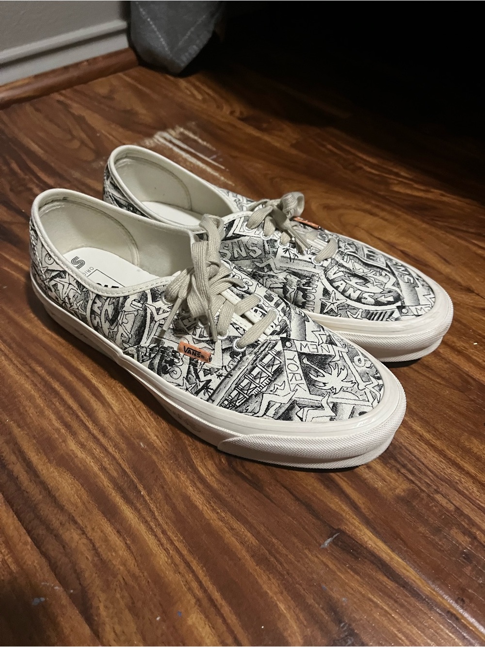 Vans x SNS - OG Authentic LX Marshmallow White Low Top Sneakers